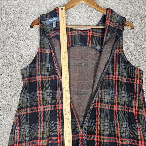 Modcloth Pinafore Dress Womens Blue Green Red Large Pink Academia Plaid Casual - Picture 7 of 14